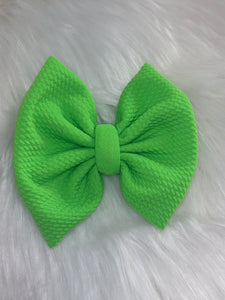 Neon lime pig tail